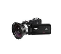 JOJIDE Video Camera, Full 4K Digital Camera Camcorder Digital Video Cameras Live Streaming 18X Photography Vlogging Recorder Ultra HD Webcam(64G SD Card,With Lens)