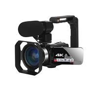 JOJIDE Video Camera, Wide Angel Lens 4K Streaming Video Camera With Microphone Time Lapse18X Vlog Camcorder 48MP Blogger Photography Webcam(32G SD Card)