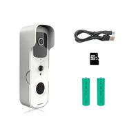 JOJIDE Video Doorbell Wireless, Smart Video Doorbell Waterproof Night Vision Home Security 1080P Full HD Camera Digital Visual Intercom WIFI Tuya Door Bell(T30-W2)