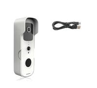 JOJIDE Video Doorbell Wireless, Smart Video Doorbell Waterproof Night Vision Home Security 1080P Full HD Camera Digital Visual Intercom WIFI Tuya Door Bell(T30-W1)