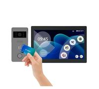 JOJIDE Video Doorbell Wireless, TUYA 10" LCD 2-Wire Video intercom Touch Screen smart door bell video phone Night Vision Tuya for Villa Home Apartment D2(1to1 10inch)