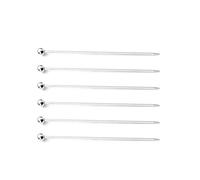 jojnsha 6Pcs Stainless Steels Cake Tester Stick Replacement Reusable Testing Needle Reusable Testing Enduring Practical Cake Tester Skewer
