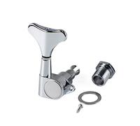 jojnsha Bass Tuner Electric Bass Tuning Peg Guitar Opened Machine Head Knobs Replacement for 4 String Bass Right/Left Hand