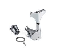 jojnsha Bass Tuner Electric Bass Tuning Peg Guitar Opened Machine Head Knobs Replacement for 4 String Bass Right/Left Hand