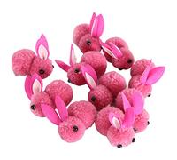 jojnsha Easter Rabbits 10 Pcs Plush For Doll Animal Dolls Kids Children Adults Making Supplies Accessory