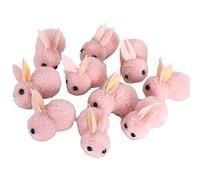 jojnsha Easter Rabbits 10 Pcs Plush For Doll Animal Dolls Kids Children Adults Making Supplies Accessory