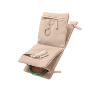 jojnsha Elegant Travels Jewelry Pouches With Multiple Sections Storage Bag For Organizing Necklaces Earrings And Bracelets