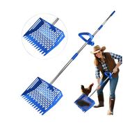 jojnsha Extra Handled Metal Poultry Cleaner for Quick and Hygienic Chicken Space Maintenance Chicken Dung Removal Tool