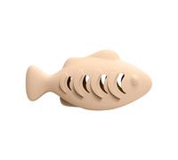 jojnsha Interactive Fish Shape Feeder Treat Dispenser Puzzle Toy Food Leaking Cognitive Development Pet Enrichment Activity Treat Dispensing Toy