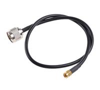 jojnsha RP-SMA Male Plug To N Male Plug Connector RF Coaxial Jumper Pigtail Cable For Radio Card WiFi Router Coaxial Cable Extender Connector Adapter