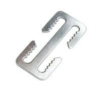 jojnsha Stainless Steel D Rings Webbing Belts Buckles Replacement Resistant Connector Diving Hardware Enduring Lightweight D Connector Buckles for Water Sports Hardware