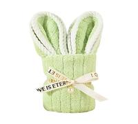 jojnsha Sweet Rabbits Pattern Premium Fabric Hand Towel Very Gentle Rapid Drying Ideal for Infant Gift Hotel Tokens Rabbits Print Microfiber Towel Gentle Absorbent