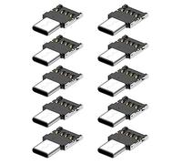 jojnsha Type-C To USB Adapter (1/5/10 Pack) Type-C Male To USB Female A Converter For Laptop Connector