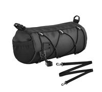 jojnsha Waterproofed Cycling Handlebars Bag with Detachable Shoulder Strap and Elastic Storage Band for Mountain Bike Removable Straps Handlebar Bag
