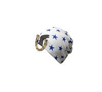 JOJO 7 Joe Kid Johnny Joestar Cosplay hat cap headdress head wear accessories with horseshoe decoration (White)