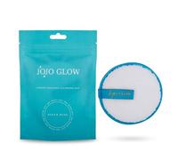 JoJo Glow Reusable Makeup Remover Pads (Pack of 1), Ocean Blue - Microfibre Facial Cloths | Sustainable, Cruelty-Free, Chemical-Free Makeup Removal with Water Only