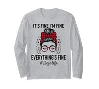 JoJo Its Fine Im Fine Everythings Fine Mothers Day Long Sleeve T-Shirt