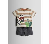 JoJo Maman Bébé 2 Piece Pure Cotton Top & Bottom Outfit (6 Mths-6 Yrs) Multi