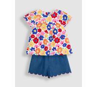 Jojo Maman Bébé 2pc Floral Blouse & Shorts Set (6 Mths-5 Yrs) - 6-12M - Multi, Multi