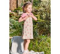 Jojo Maman Bébé 2pc Pure Cotton Cherry Dungaree Outfit (6 Mths-5 Yrs) - 3-4 Y - Multi, Multi