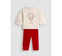 JOJO MAMAN BÉBÉ Christmas Sweatshirt And Legging Set Up To 3 mths