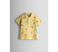 JOJO MAMAN BÉBÉ Dino Embroidered Polo Shirt 6-12 months