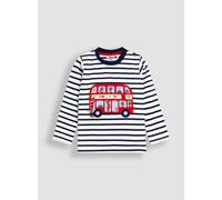 JOJO MAMAN BÉBÉ London Bus Applique Top 18-24 months