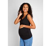 Jojo Maman Bébé Maternity 2 Pack Cotton Rich Ruched Vest Tops - Multi, Multi