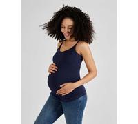 Jojo Maman Bébé Maternity Cotton Rich Scoop Neck Vest - Navy Mix, Navy Mix