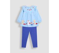 JOJO MAMAN BÉBÉ Mouse Teaparty Applique Tunic And Legging Set 3-6 months