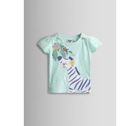 JOJO MAMAN BÉBÉ Safari Zebra Applique T Shirt 5-6 Years