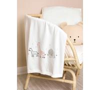 JOJO MAMAN BÉBÉ Welcome Little One Embroidered Shawl One Size