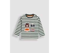 JOJO MAMAN BÉBÉ Woodlands Friends Applique Top 4-5 Years