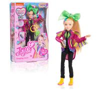 JoJo Siwa 10-Inch Singing Doll Sings "Nonstop!" Pink Jacket w/ Rainbow Fringe - 52411 by Just Play
