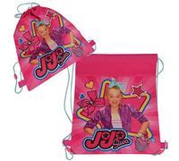 JoJo Siwa 14 Inch Sling Drawstring Cinch Sack Bag Totes Pink- 1PC, Pink, Multi