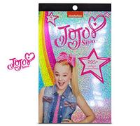 JoJo Siwa 4 Sheet Foil Cover Sticker Pad, Decorative, Collectible 200+ Stickers for Scrapbooking, Party Favors, Goodie Bags, Wall Decor for Toddlers, Kids, Children, Girls Toys Games Arts & Crafts