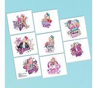 JoJo Siwa Birthday Party Tattoos-1 sheet of 8 tattoos