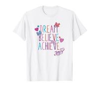 JoJo Siwa Dream Believe Achieve Quote T-Shirt