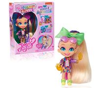 JoJo Siwa Hairdorables Loves JoJo Limited Edition Collectible Doll, Series 4, Candy Time, Includes 10 Surprises, Kids Toys for Ages 3 Up by Just Play