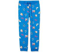 JoJo Siwa Jogger All Over Print Sweatpants-Girls 4-16-Rainbow & Unicorns, Blue, 14-16