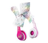 JoJo Siwa Kids Bluetooth Headphones for Wireless Rechargeable Foldable Bluetooth Headphones with Microphone Kid Friendly Sound and Bonus Detachable Cord