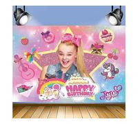 (Jojo Siwa) Multiple Styles Kids Birthday Party Photography Background Backdrop Photo Studio Birthday Decors