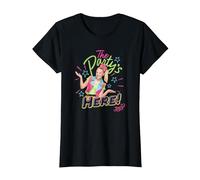 JoJo Siwa The Party's Here! Birthday Poster T-Shirt, Women, Black, Medium