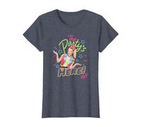 JoJo Siwa The Party's Here! Birthday Poster T-Shirt, Women, Heather Blue, Medium