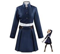 JOJO STYLE Anime Uniform Cosplay Jujutsu Kaisen Kugisaki Nobara Cosplay Costume Anime Costume Props for Adults Including Clothes + Pants + Bag(Black/Blue),A,M
