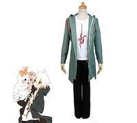 JOJO STYLE Cosplay Costume Anime Danganronpa Nagito Komaeda Cosplay Uniform Costume Props for Adults Including Jacket + Short Sleeve + Pants,S