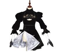 JOJO STYLE Cosplay Costume Anime Nier:Automata Christmas Costumes Cosplay Costume Halloween Carnival Costume Props for Adults Including A Full Set of Clothing + Accessories,Black,2XL