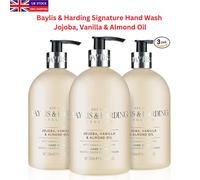 (Jojoba, Vanilla & Almond Oil - 500 ml (Pack of 3)) Baylis & Harding Hand Wash