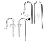 jojobasec Aquarium Water Grass Fish for Filter Outflow Pipe Stainless Steel Tube with Skimmer