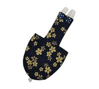 jojobasec Bird Parrot Diaper Waterproof Flight Suit Nappy Clothes for Cheek Conure Parakeet Cockatiels Pigeons Large Pet Bird, Tibetan gold flower-M
